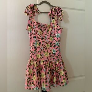 Agua Bendita x revolve Joaquina floral mini dress size L